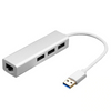 4 IN 1 USB HUB USB-A-stekker naar 3xUSB-A 3.0+Gigabit RJ45 1000Mbps poort dockingstation met ethernet voor laptop