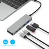 4 V 1 USB C HUB tip c priključek na 2xUSB A 3.1+2xTypce C 3.1 10Gbps 4-portna priklopna postaja za prenos podatkov za prenosnik