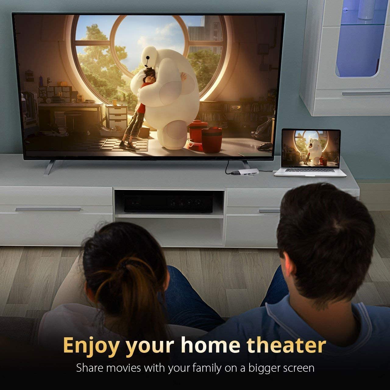 5 合 1 USB C HUB c 型插頭，帶 HDMI 4K30HZ + 2 x USB A 3.0 + SD + TF 多適配器擴展塢，適用於惠普筆記本電腦