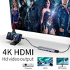 6 合 1 USB C 集線器，帶 HDMI 4K30HZ + PD 100W + C 型數據 + 3 x USB A 3.0 供電多端口適配器擴展塢，適用於筆記本電腦 MacBook