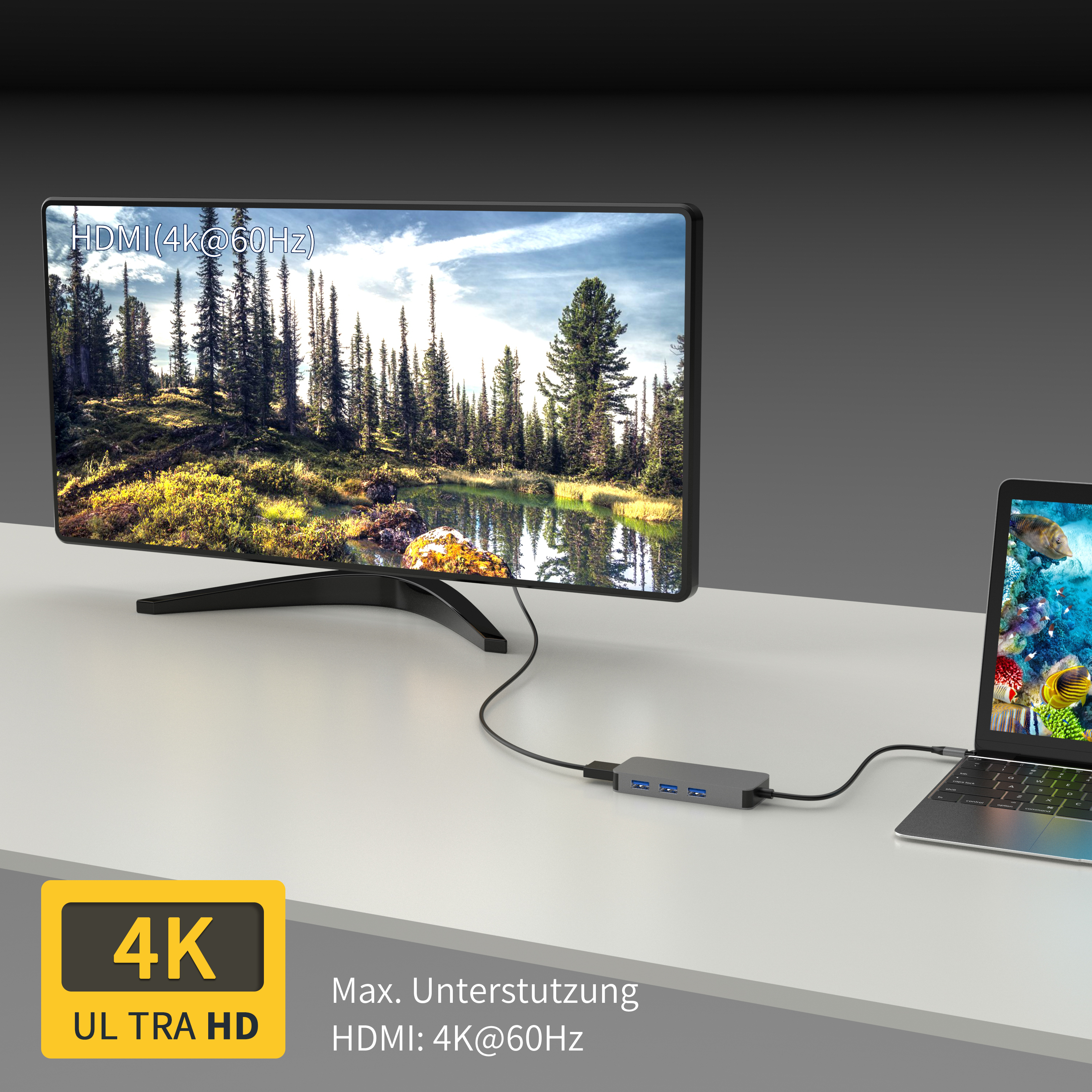 8 IN 1 usb c hub TYPE-C to HDMI 4K@60HZ+PD100W+Gigabit RJ45 1000Mbps+3 * USB-A 3.1 10Gbps+SD+TF зөөврийн компьютер/утсанд зориулсан олон үйлдэлт залгах станц