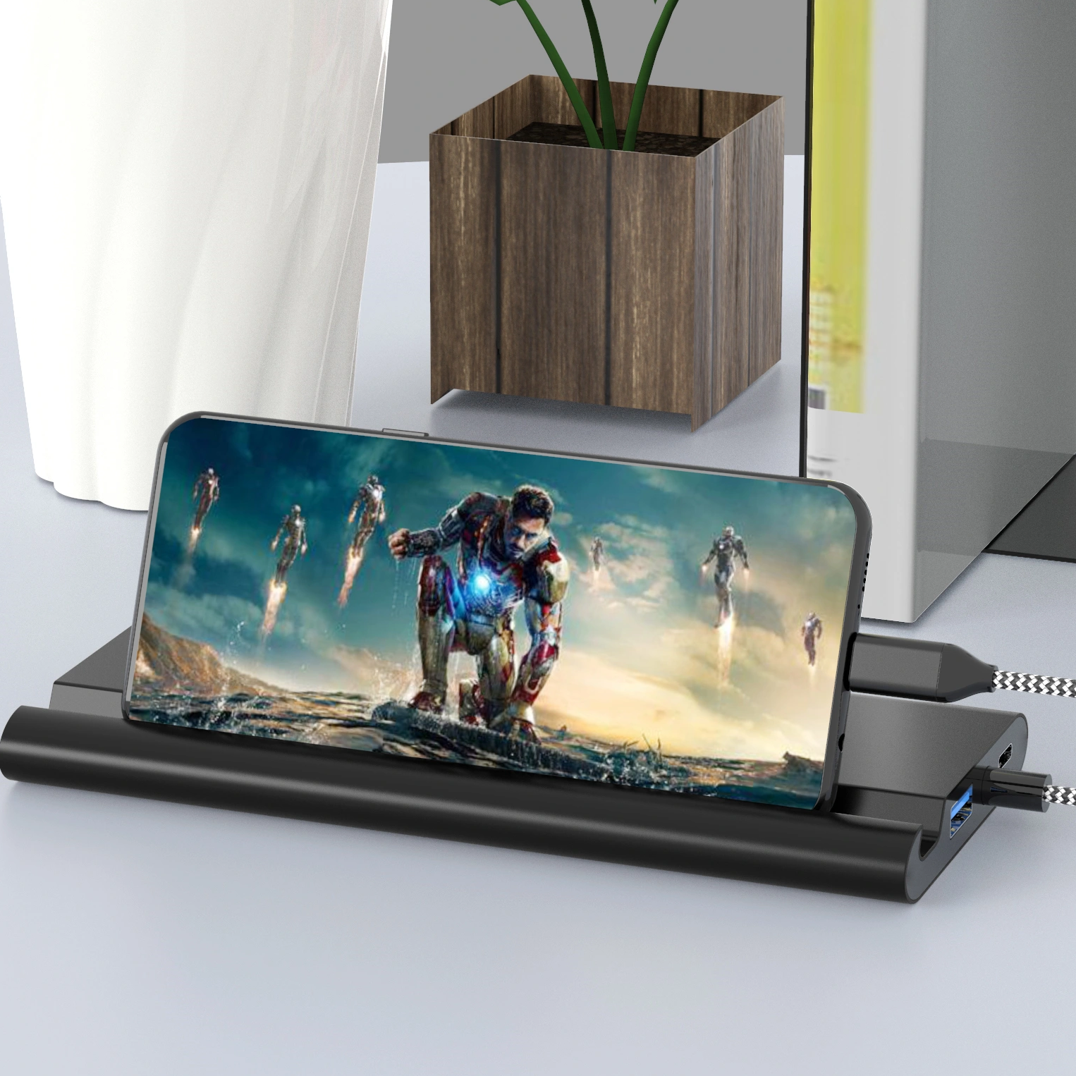 Stacja dokująca Yuanshan dla nowego iPhone'a i Androida