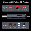 2 合 1 雙插頭 Type-C + USB-A 讀卡器，帶 SD 和 TF 插槽 480Mbps 高速數據傳輸，適用於筆記本電腦和 Android 設備
