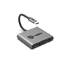 2 IN 1 Type C til 2 x HDMI 4K USB C HUB dockingstation til b&aelig;rbar/Macbook