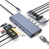 Dokovac&iacute; stanice 14 V 1 4K60HZ Dual HDMI RJ45 USB-A 3.1 3.0 2.0 multifunkčn&iacute; Nab&iacute;jen&iacute;+Přenos dat+Videov&yacute;stup+Čtec&iacute; karta+S&iacute;ť+Call Funkce USB C HUB dokovac&iacute; stanice pro notebook/Macbook