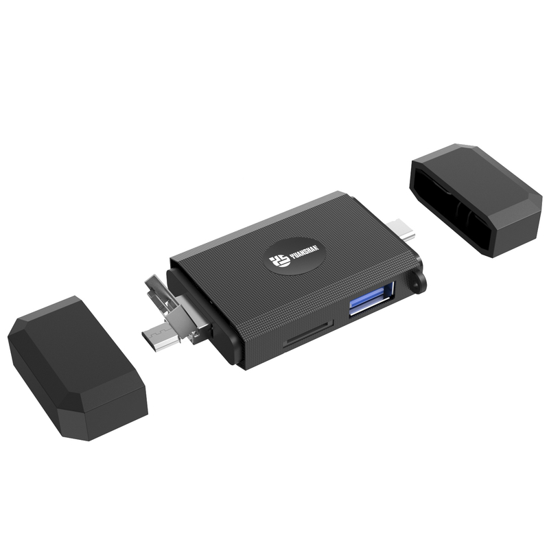 3 في 1 نوع c+usb a+Micro 3 قارئ بطاقات SD+TF 2.0 USB A 3.0 USB OTG