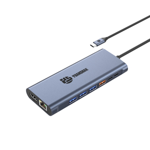 14 In 1 Docking Station 4K60Hz Dual HDMI DP RJ45 USB-A 3.1 3.0 2.0 USB-C 3.1 Laad+Gegevensoverdracht+Video-uitvoer+Reader Card+Netwerk+Call-functie USB C Hub Docking Station voor laptop/MacBook voor laptop/macbook