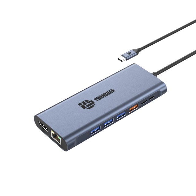 14 合 1 擴展塢 4K60HZ 雙 HDMI DP RJ45 USB-A 3.1 3.0 2.0 USB-C 3.1 充電+數據傳輸+視頻輸出+讀卡器+網絡+通話功能 USB C HUB 擴展塢，適用於筆記本電腦/Macbook