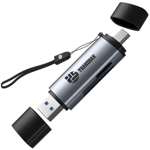 2合1 type c+usb a插讀卡器SD TF讀卡3.0速度5Gbps