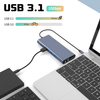 14 IN 1 Docking station 4K60HZ Dual HDMI DP RJ45 USB-A 3.1 3.0 2.0 USB-C 3.1 Mandantes+ Data Transfer+Video Output+ Lector Card+Network+Call Function USB C HUB stationem docking pro laptop/Macbook