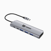 HDMI 4K30HZ бүхий 6 IN 1 USB C HUB + PD 100W + Type C өгөгдөл + 3 x USB A 3.0 цахилгаан дамжуулах олон портын адаптертай зөөврийн компьютерын Macbook-д зориулсан залгах станц