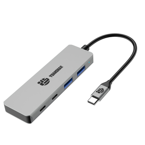 4 合 1 USB C HUB c 型插頭優 2xUSB A 3.0+2xTypce C 3.0 4 端口數據傳輸擴展塢，適用於筆記本電腦