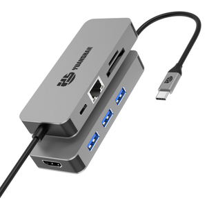 8 IN 1 usb c 허브 TYPE-C - HDMI 4K@60HZ+PD100W+기가비트 RJ45 1000Mbps+3 * USB-A 3.1 10Gbps+SD+TF 노트북/전화용 다기능 도킹 스테이션